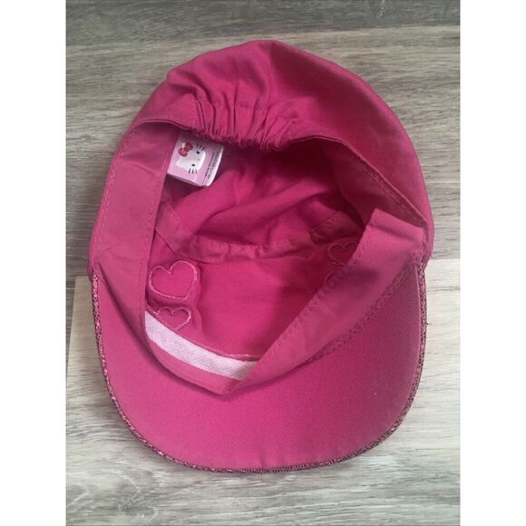 Hello Kitty Youth Pink Hat with Sequin Bill Cadet Style Clean - Picture 4 of 5